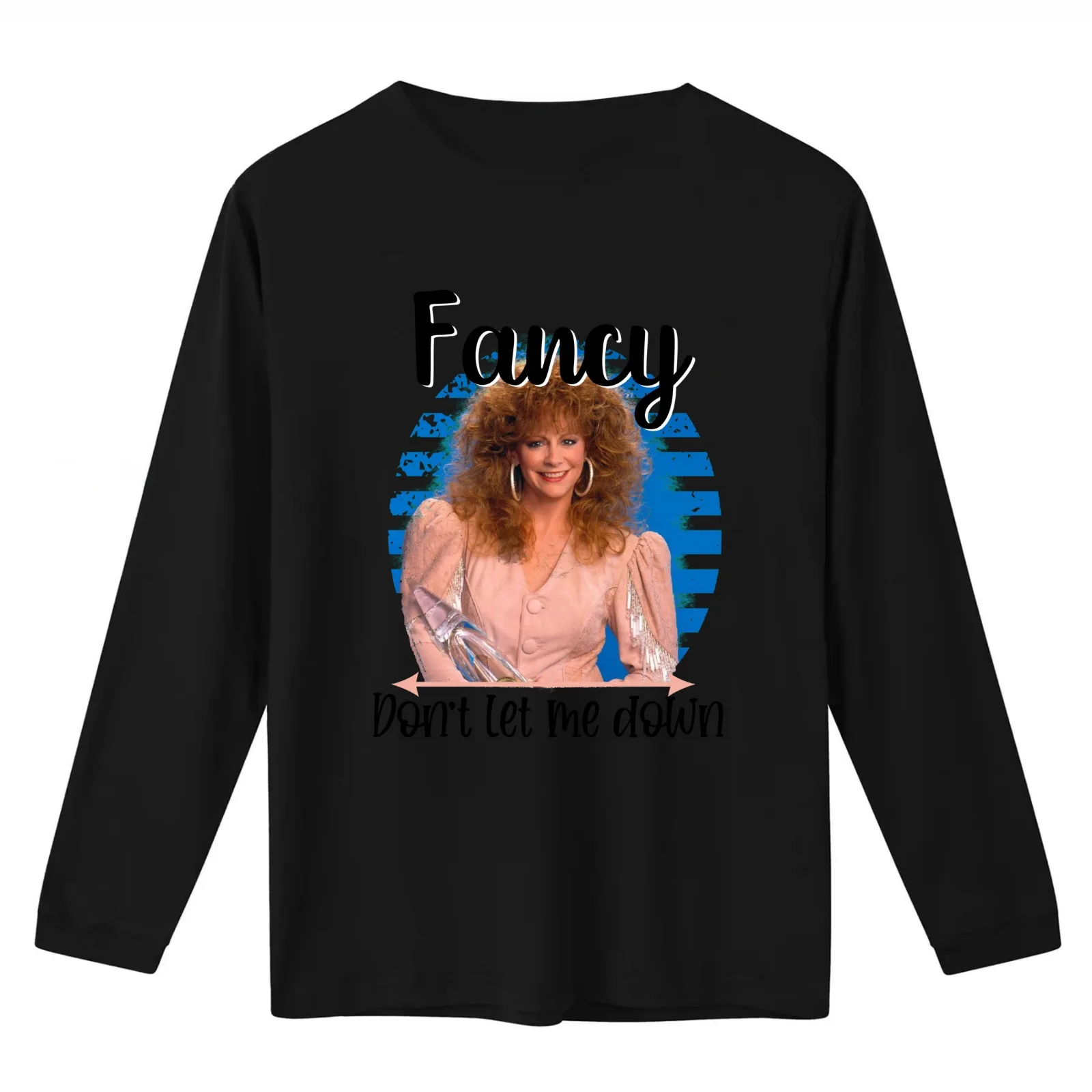 fancy funny Reba cute country music Hair Reba mcentire T-Shirt Summer Casual Cotton Tee Oversized Streetwear Tops 100% Cotton