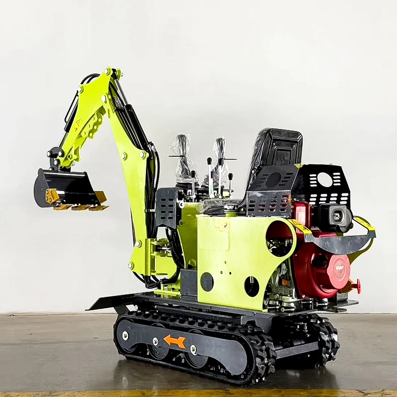 送料無料 EURO 5 EPAエンジン 0.8t 1トン ミニショベル 小型クローラー掘削機 高品質 農業用マイクロショベル