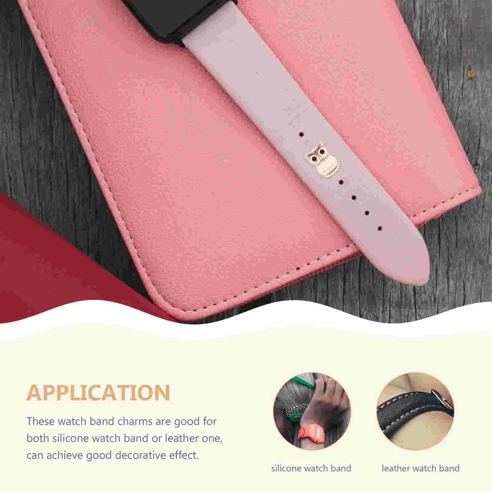 Часы с заклепками, ремешок для аксессуаров, орнамент, ремешок для часов, подвески из сплава, умные часы