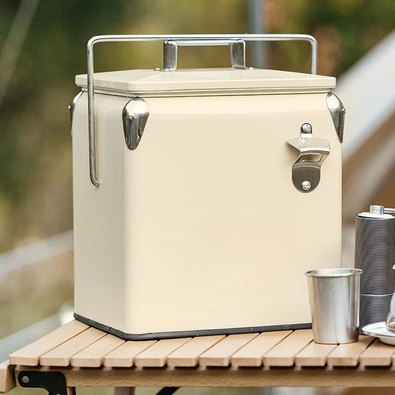 Outdoor Portable Portable Insulation Refrigerated Car Camping Meal Food Ice Cube Camping Fresh Box