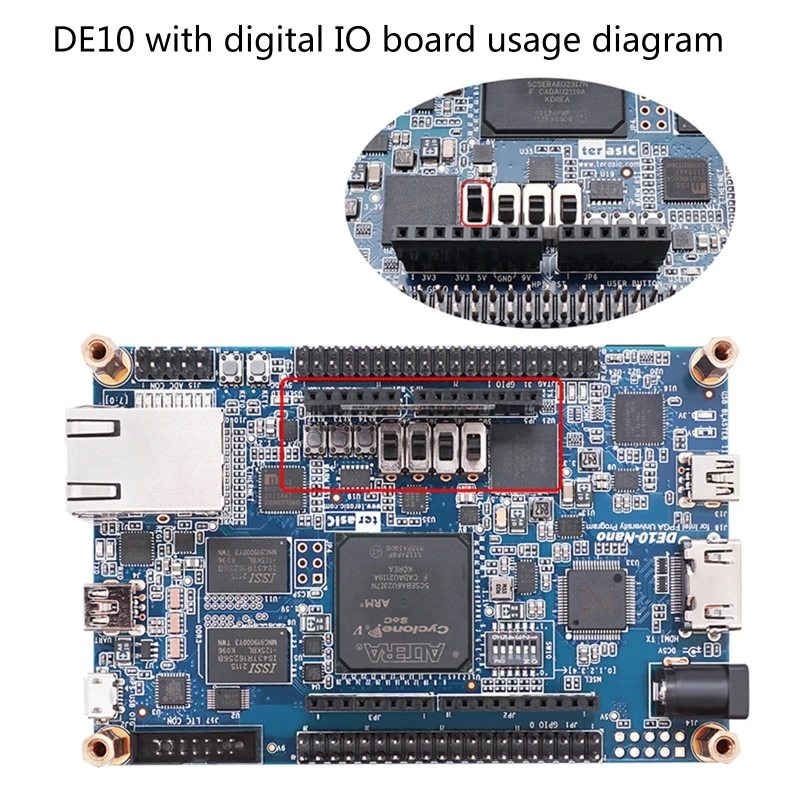 Digital Board Suitable for Terasic DE10-Nano FPGA Board Accessories Dropship