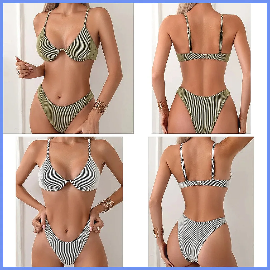 

Sexy Push Up Bikini Set for Women - Brazilian Beach Swimwear Summer Bathing Suits