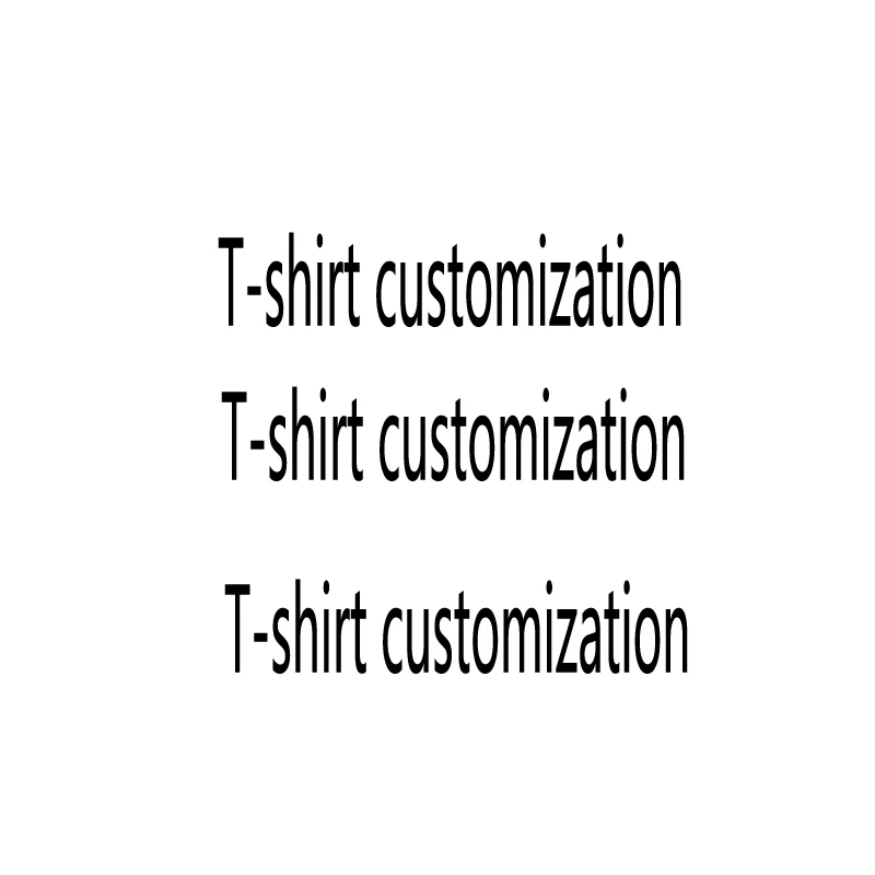 T-shirt customization link