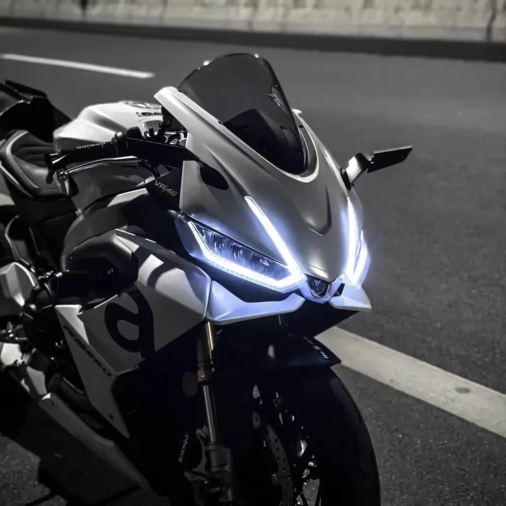 Motorcycle Front Lip Wing/Aerodynamic Winglet For RS660 (2020-2024)–Conical Fairing Wing | Moto Aerodynamic Accessories