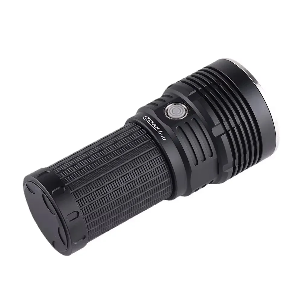 Convoy Rechargeable LED Flashlight Floodlight 12000 Lumens 3*XHP70.3 HI 21700 Powerful Torch Light for Rescue Search Camping