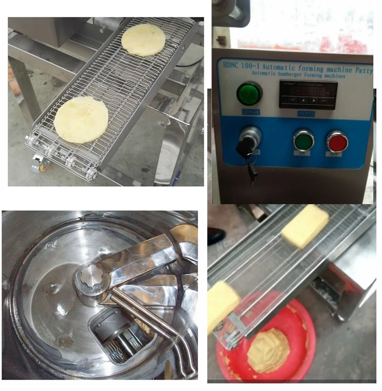 Hamburger Patty Vormmachine Vlees Patty Making Machine Automatische Hamburger Vlees Machine