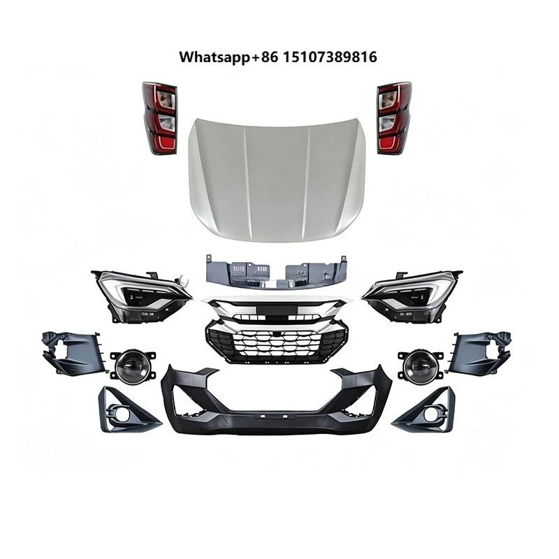 2025 Facelift Front Bumper Exterior Body Kit Modification for D-MAX 2021-2024 Third Generation  Old to New Upgrade Parts