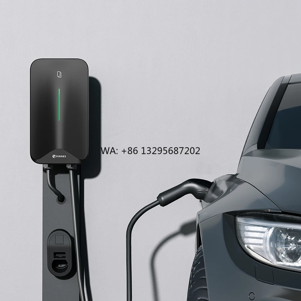 

Smart Wallbox Home EV Charger WIFI 4G 6kW 30A IP65 OCPP Type 1 SAE J1772 Wall-mounted Fast Electric Vehicle Car Charging Station