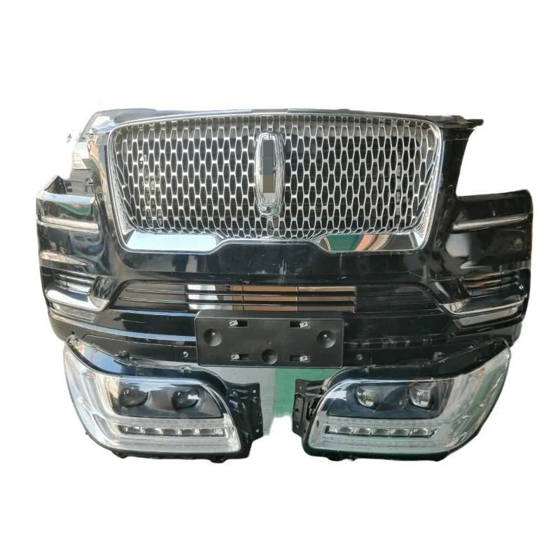 High Quality Car Bumper for Lincoln NAVIGATOR Front Bumper Assembly Headlights Radiator Grille Front Face Assembly Body Kit