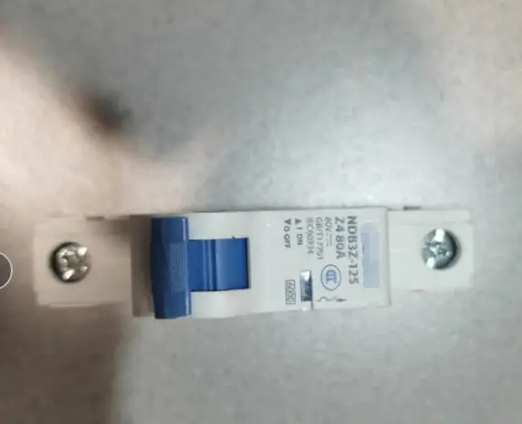 مفتاح الهواء NDB3Z-125، قاطع دائرة مصبوب، التيار المقدر: 80 أمبير، القدرة القطع الحالية: 6000 أمبير #4