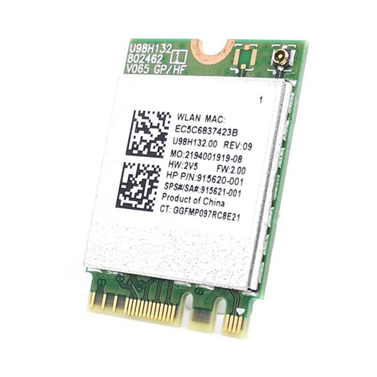 RTL8821CE 802.11AC 1X1 Wi-Fi+BT 4.2 Combo Adapter Card SPS 915621-001 Wireless Netowrk Card for Hp ProBook 450 G5 Series