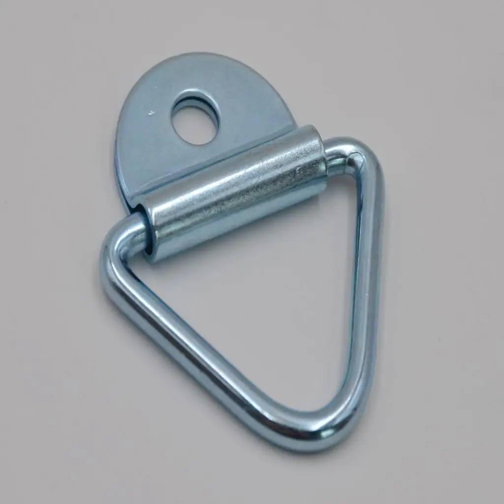 Zinc Alloy Tie Down Lashing Ring Anti Rust Surface Mount Sturdy Cargo Eye Hook Fastener for Trailer Truck Boat