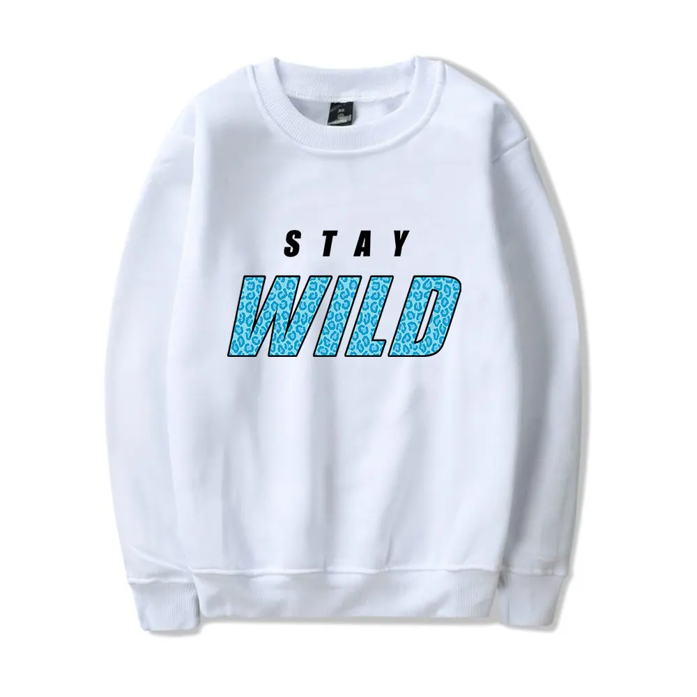 Ben Azelart Stay Wild Vintage 90s Merch Sweatshirt Men Women Pullover Unisex Sweatshirt Sports Pullover Harajuku Fashion