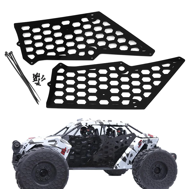 

RC Car Nylon Side Grid Side Protection Net for 1/7 ARRMA RC FIRETEAM 6S 4X4 Buggy Car ARA7618