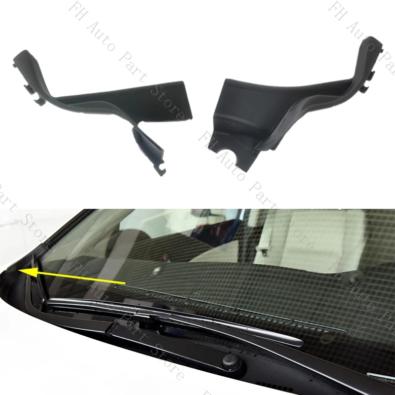 LHD 74221T0AA00 74211T0AA00 Front Windshield Wiper Water Deflector Plate Neck Trim Panel Lid For Honda CR-V CRV RM 2012-2016