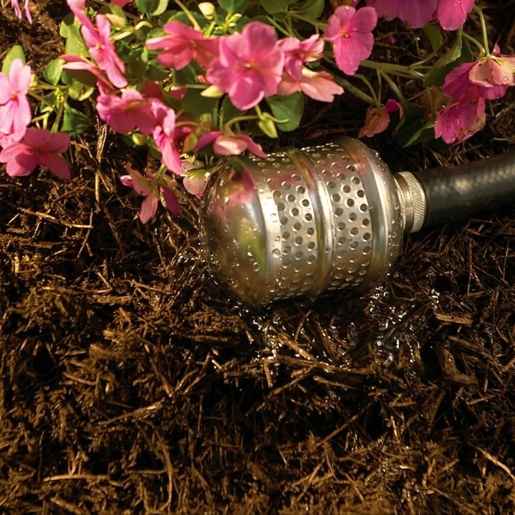 Small Garden Irrigation Metal Bubbler Sprinkler Filter Balls Included Sturdy Aluminum Construction Even Water Distribution