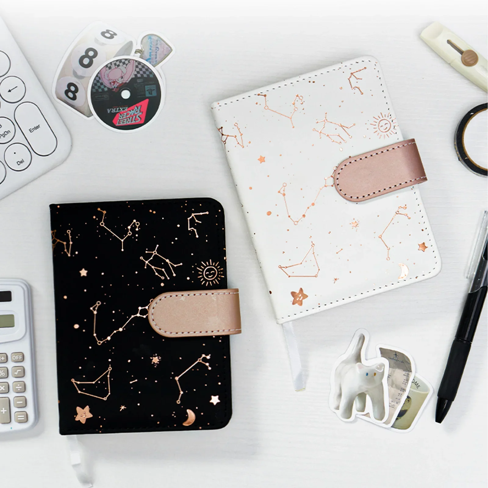 2025 Planner Notebook English Agenda  Leather Cover Monthly/Weekly/Dairy  Journal For Students School Supplies Stationery