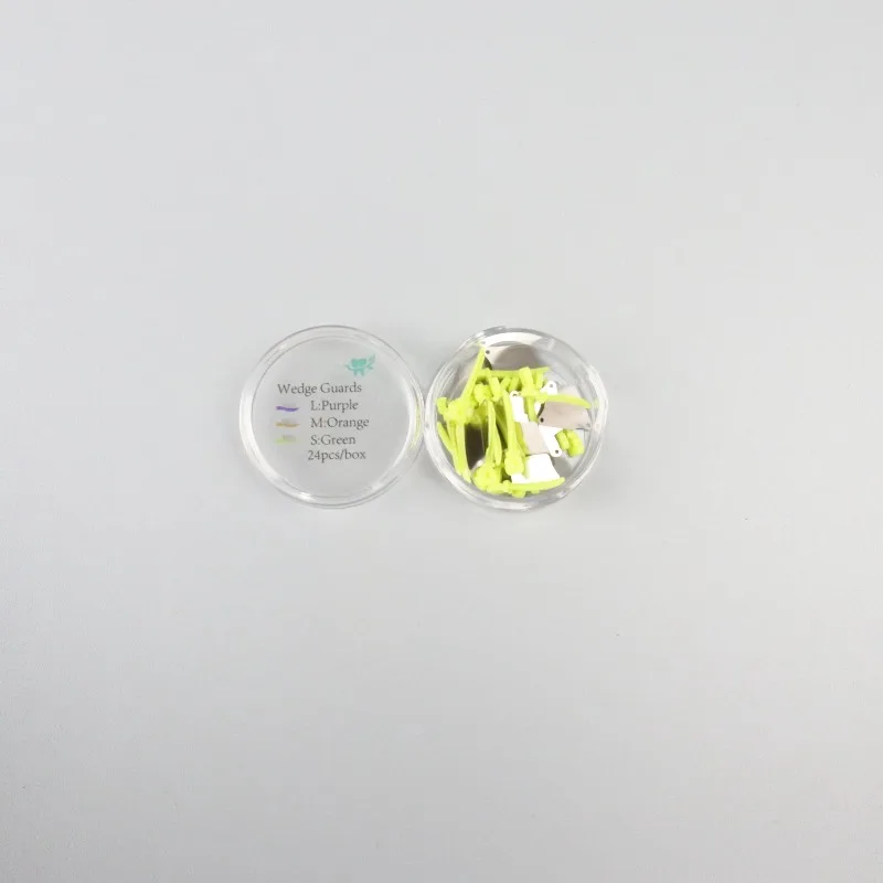 50pcs Lab Wedge Guard with Metal Plastic Knife and Protection Matrix for Teeth Interproximal Area - view 4