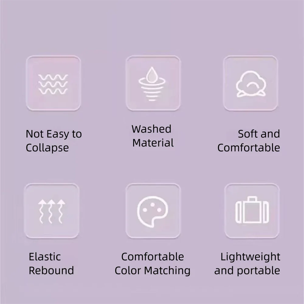 

2pcs Thickened Yoga Knee Mat Portable Soft Elbow Cushion Lightweight TPE Shock Absorption Support Mat Kneeling Protective