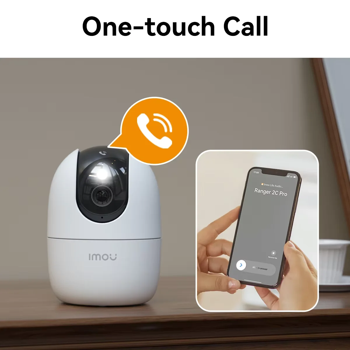 كاميرا IMOU Ranger 2C Pro 5MP Wifi مراقبة أمنية ثنائية الاتجاه 360 °   تغطية كشف الحيوانات الأليفة البشرية كاميرا اتصال بلمسة واحدة