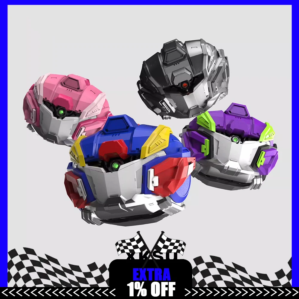 XKSU Mecha Case Geometric Earphone Case For AirPods 4 PVC Mecha Style Earphone Protective Case Pc Accessories Gift