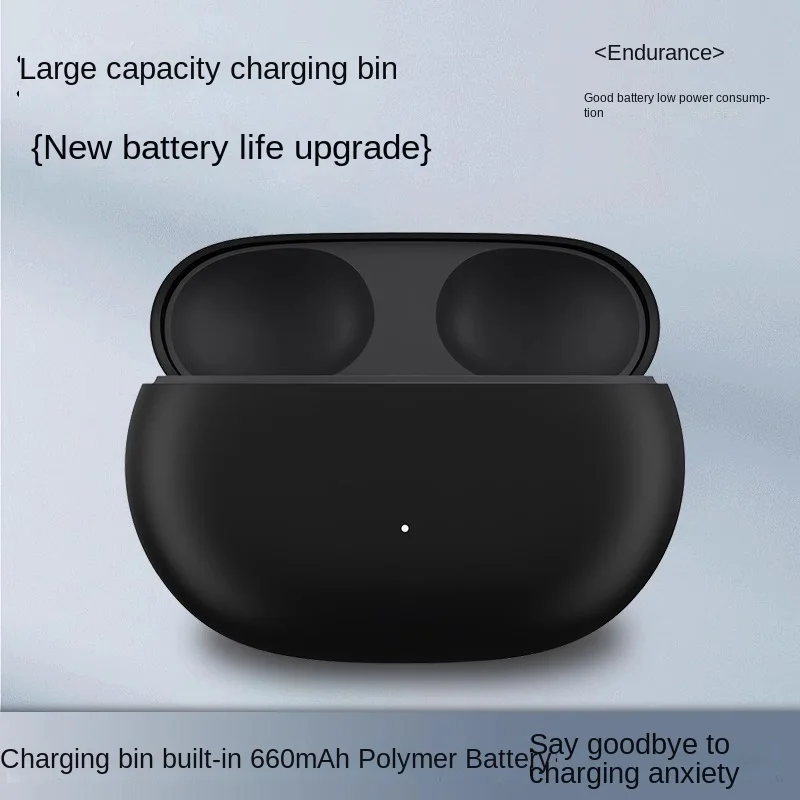 Wireless Charging Case Replacement Compatible with for Beats Studio Buds Charger Box Case with Bluetooth Pairing Sync Button