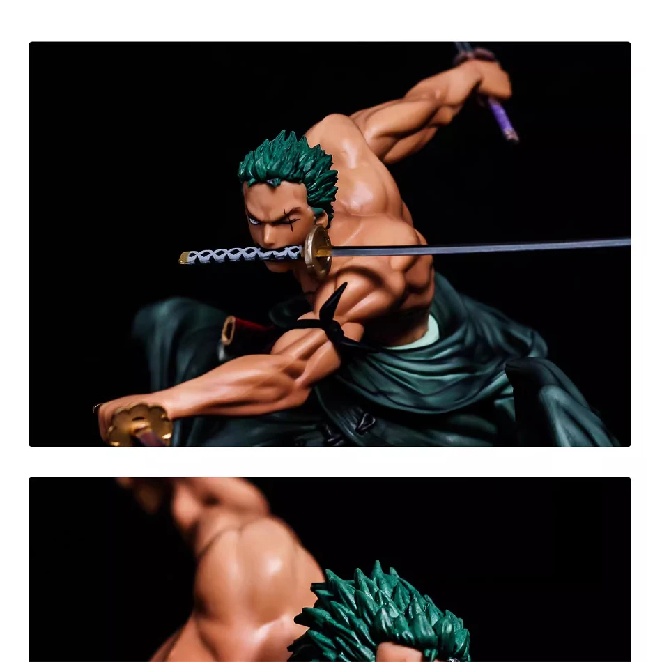 One Piece 10CM Figur Spielzeug Anime GK Roronoa Zoro Drei-klinge Sa-maximum PVC Action Sammlung Figur Modelle puppen Geschenke Kinder – Detail 7