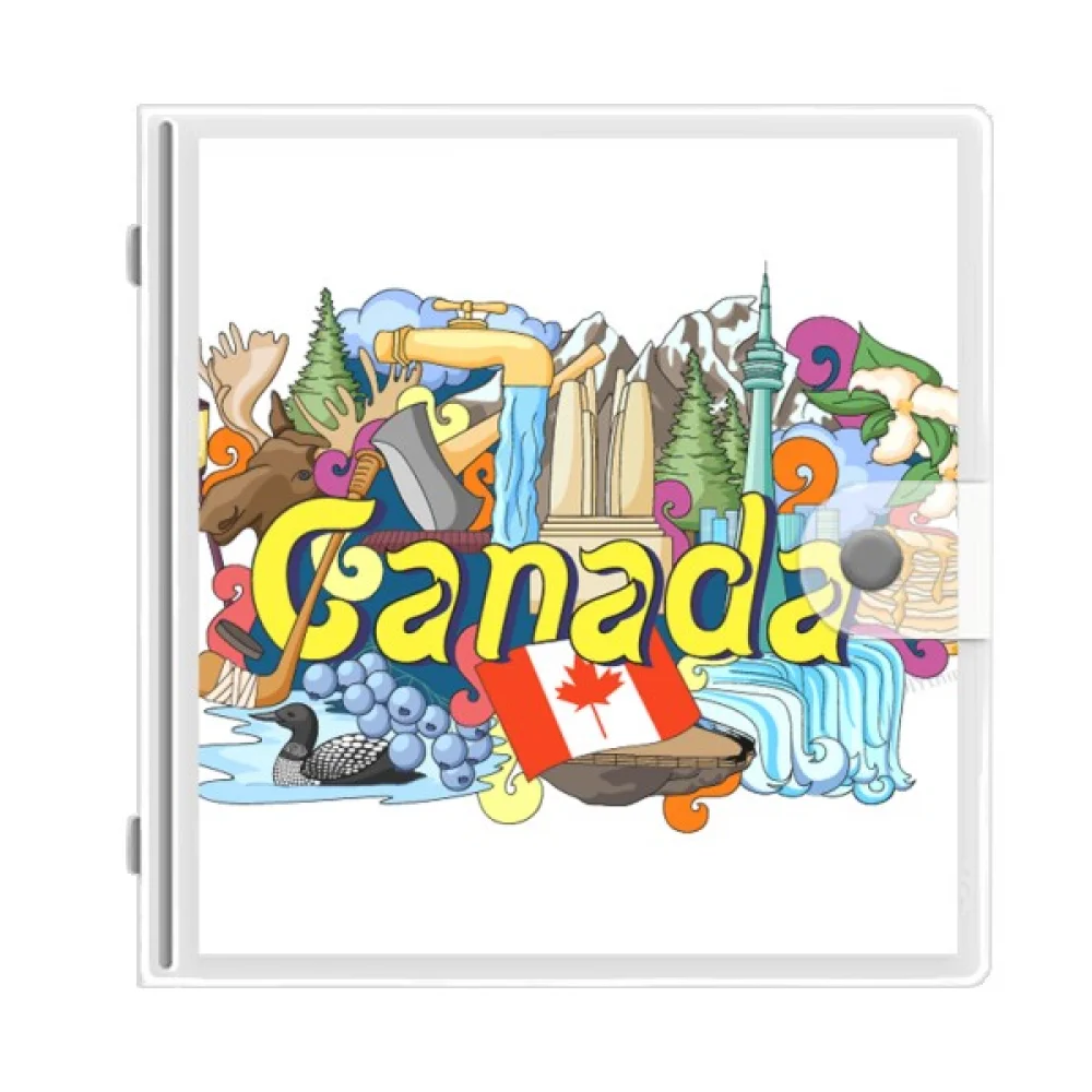 

Rocky Mountains CN Tower Maple Canada Photo Album Wallet Wedding Family 4x6