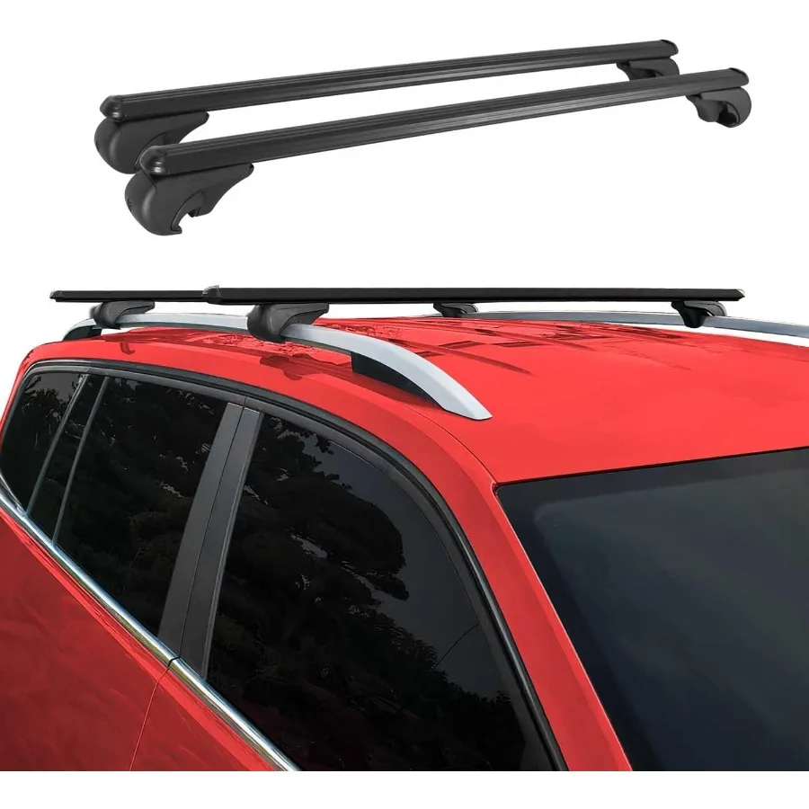 

Roof Rack Cross Bars for Subaru Outback 20102014 Lockable 165Lbs Aluminum Black 2Pcs Compatible with Cargo Carriers for Transpo