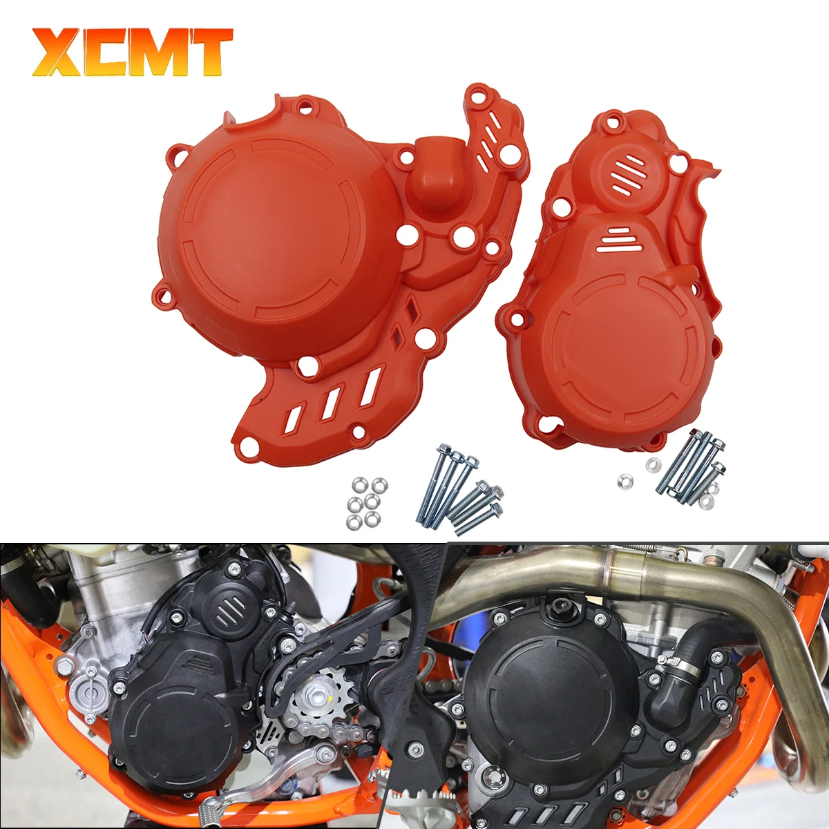 

Motorcycle Clutch Protector Ignition Guard Cover For KTM EXC-F 250 350 XCF-W FREERIDE 4T 2017-2022 For GAS GAS EC 250F 350F 2022