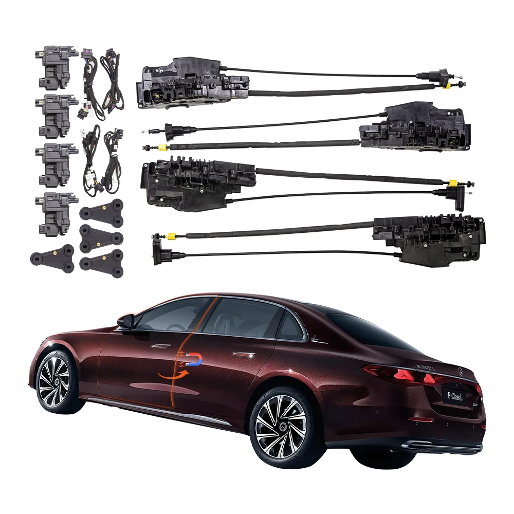 RUIYYCO Electric Suction Soft Close Door Lock Kit for Mercedes E-Class W213/S213 2016-2023 Sedan Wagon Retrofit​
