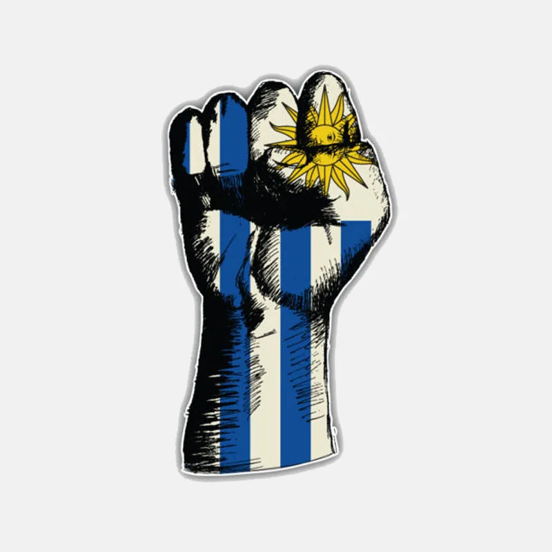 Creativity Colored Fist Modeling Personality Car Stickers PVC Auto Decorative Accessories Sunscreen Waterproof Decals