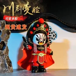 Sichuan Opera Face Doll, Quintessence Cultural Doll, Peking Opera Face Mask Special Gifts, Children's Gifts