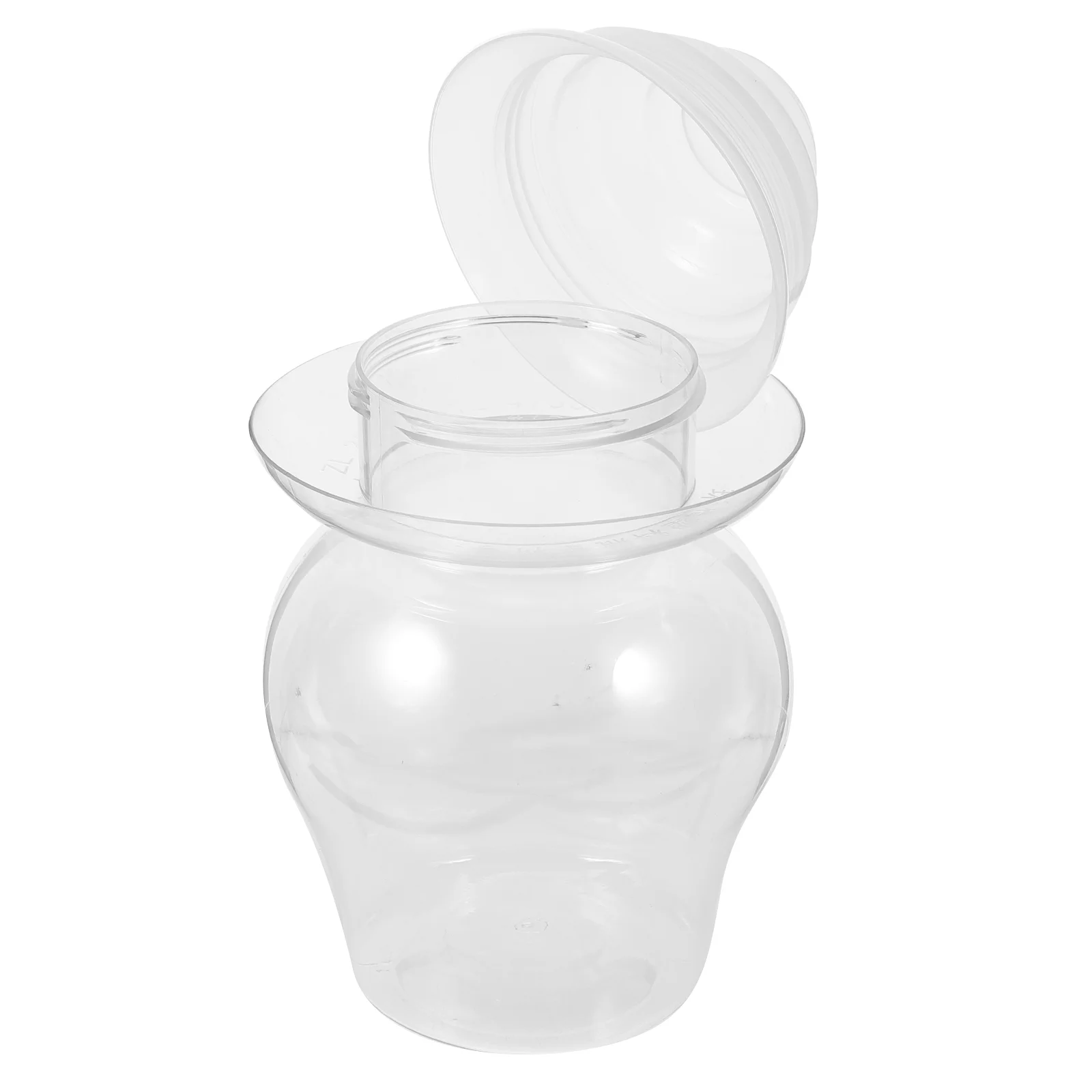 Plastic Kimchi Jar Home Pickle Containers Vegetables Bottle Storage Pickling Household Kitchen