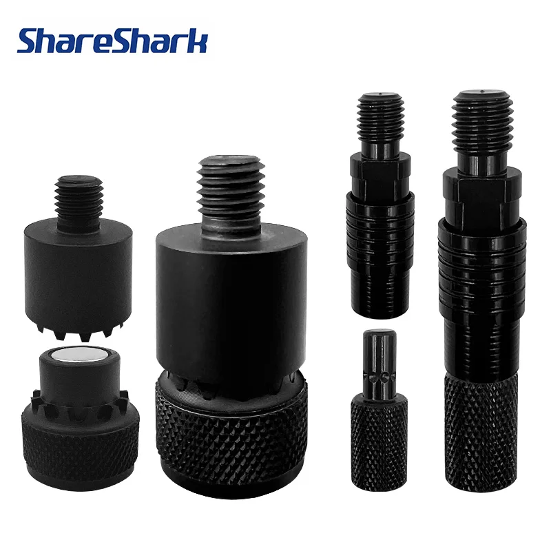 ShareShark Karpfenangeln Schnellwechsel-Verbinder Karpfenangel-Adapter aus Aluminium für Bissanzeiger Rod Pod Angelzubehör