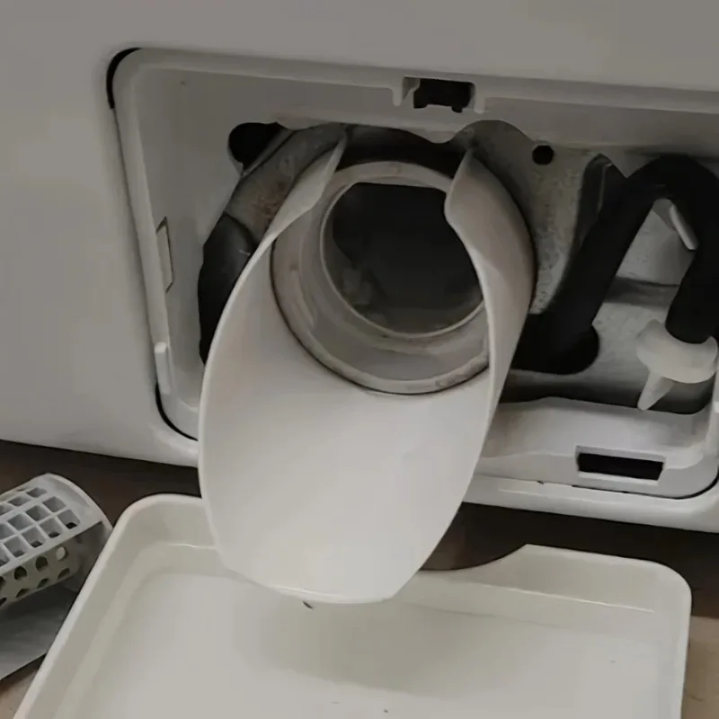 Washing Machine Emergency Drainage Funnel, Anti-Overflow Drainage Diversion Nozzle Filter Drainage Pipe Replacement Accessories