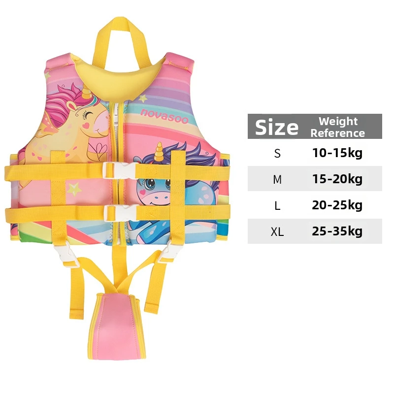 Non-Inflatable Kids Float Vest Large Buoyancy Cute Baby Safety Swimming Life Jacket for Swim Learning Life Jacket Safety Vest Li view 5