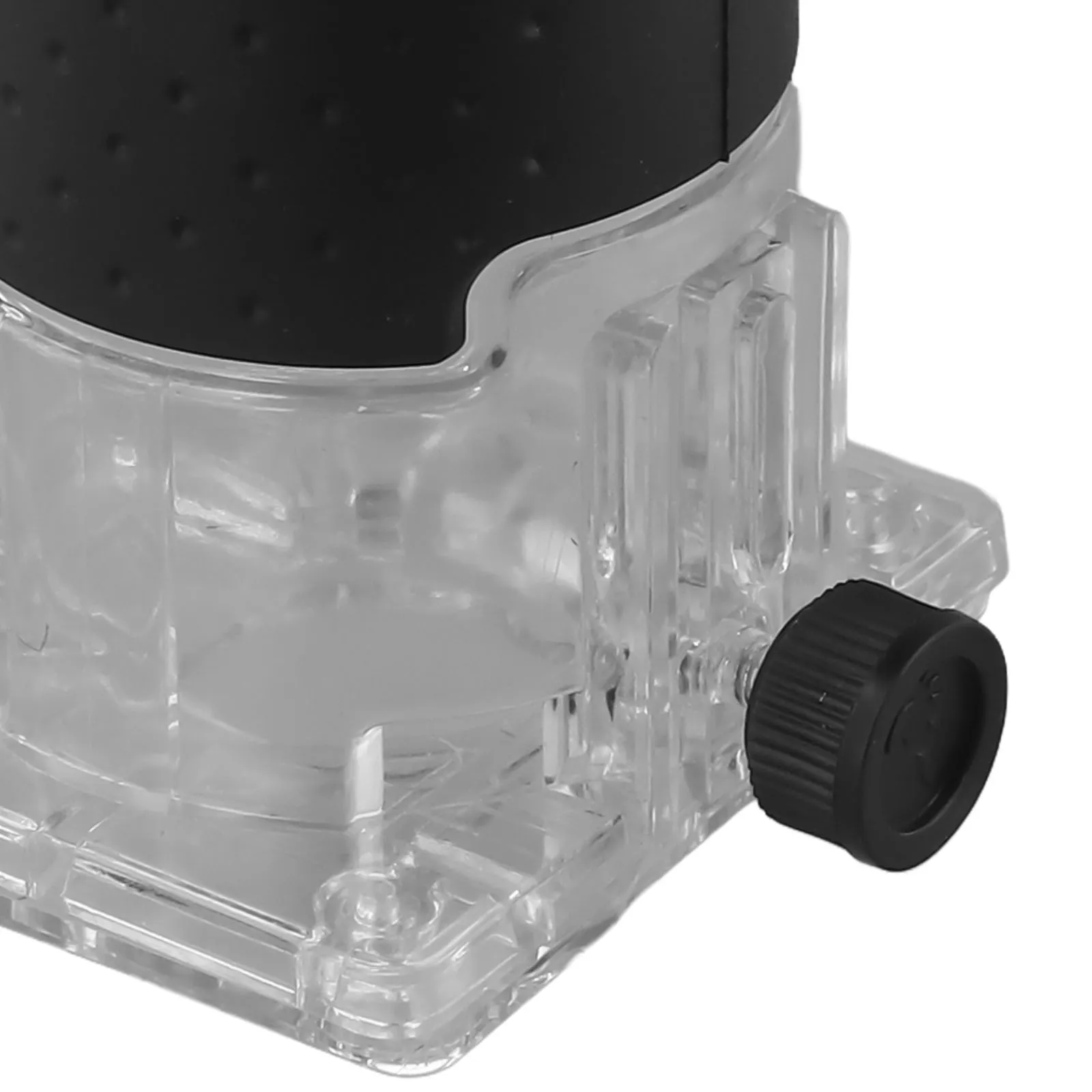 Brand New High Quality Practical Router Base Tool Replacement Trimmer Router Base Woodworking Transparent/Black