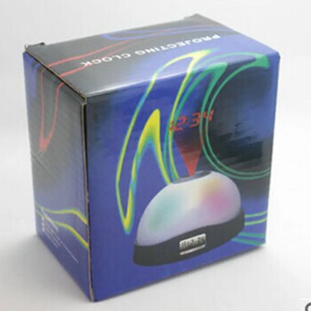 LED Projection Alarm Clock Arch Shape Digital Night Light for Bedroom Ceiling Time Projection LED Alarm Clock