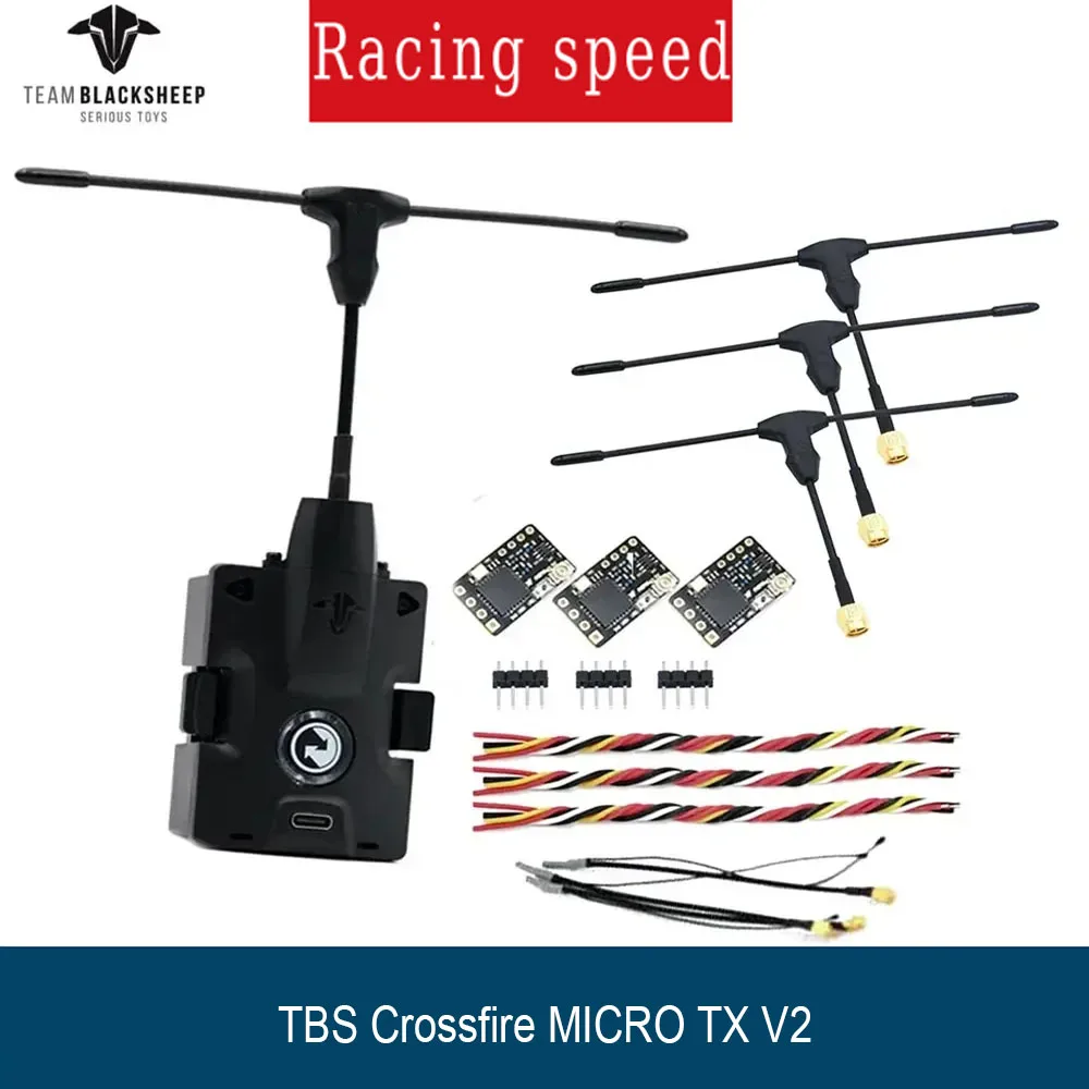 

TBS Crossfire Micro TX V2 915Mhz Micro Transmitter for FPV Racing Drone 150Hz Low Latency