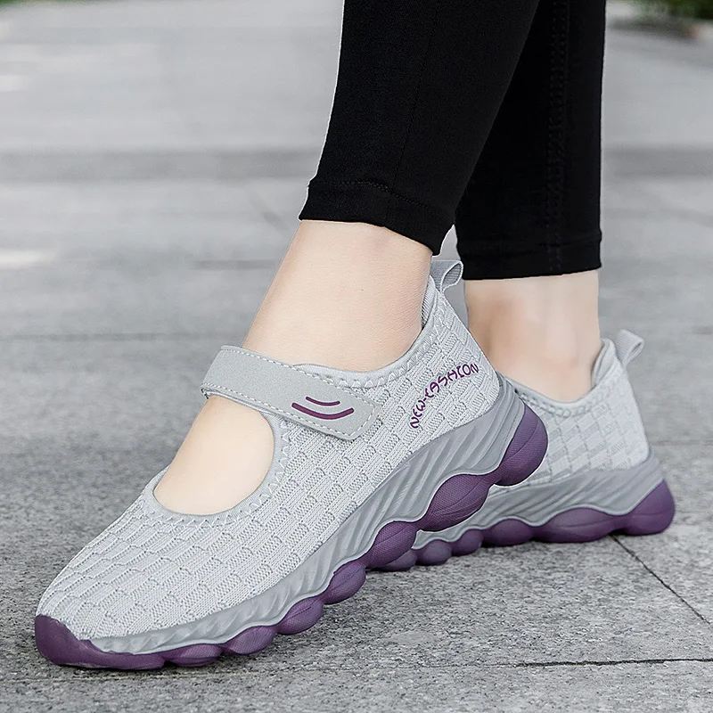 Summer Fashion Women Flat Platform Ladies Shoes Woman Breathable Mesh Casual Sneakers Women Zapatos Mujer Boat Shoes