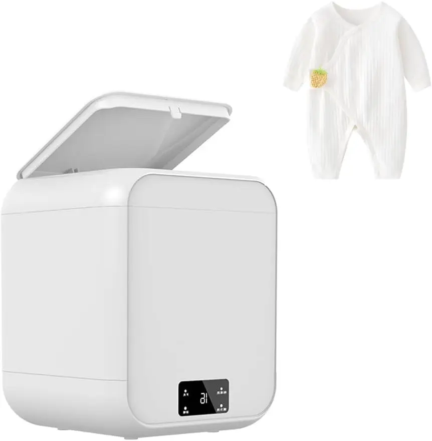 36W Portable Small Mini Washing Machine 12L Home Appliance Cleaning Single Underwear Machine Cycle Washer