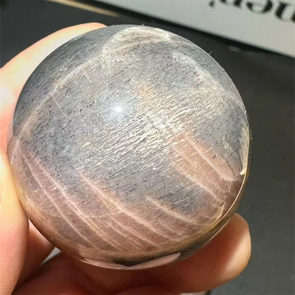 

Natural Black Gold Core, Crystal Quartz Sphere, Moonstone, Energy Healing, Home Decoration, Demagnetization Divination, Meditati