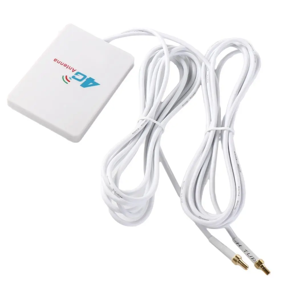 Signals Aerials Signal Booster Amplifier 2M Cable 3G 4G TS9 CRC9 SMA SMA Connector External Antenna Router Adapter LTE Antenna