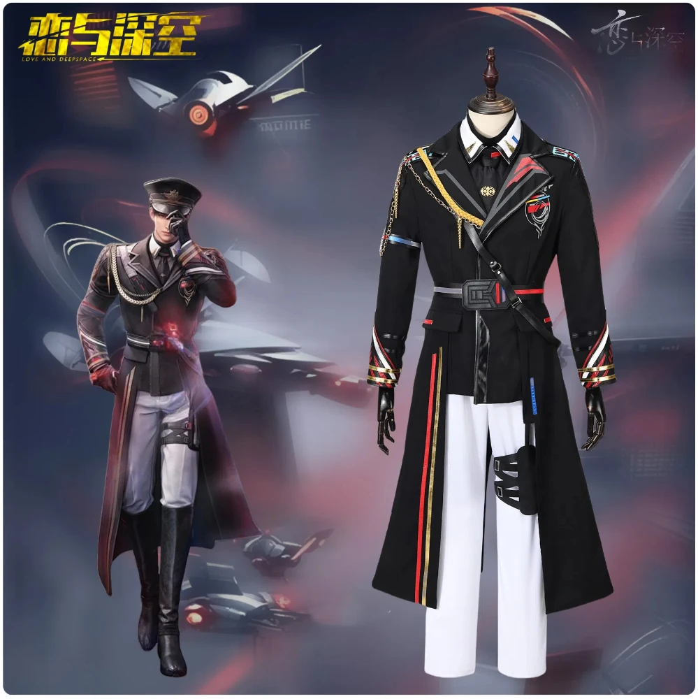 

COWOWO Love And Deepspace Caleb Subdue Косплей Костюм Cos Game Аниме Вечеринка Униформа Хэллоуин Играть Ролевая Одежда Одежда