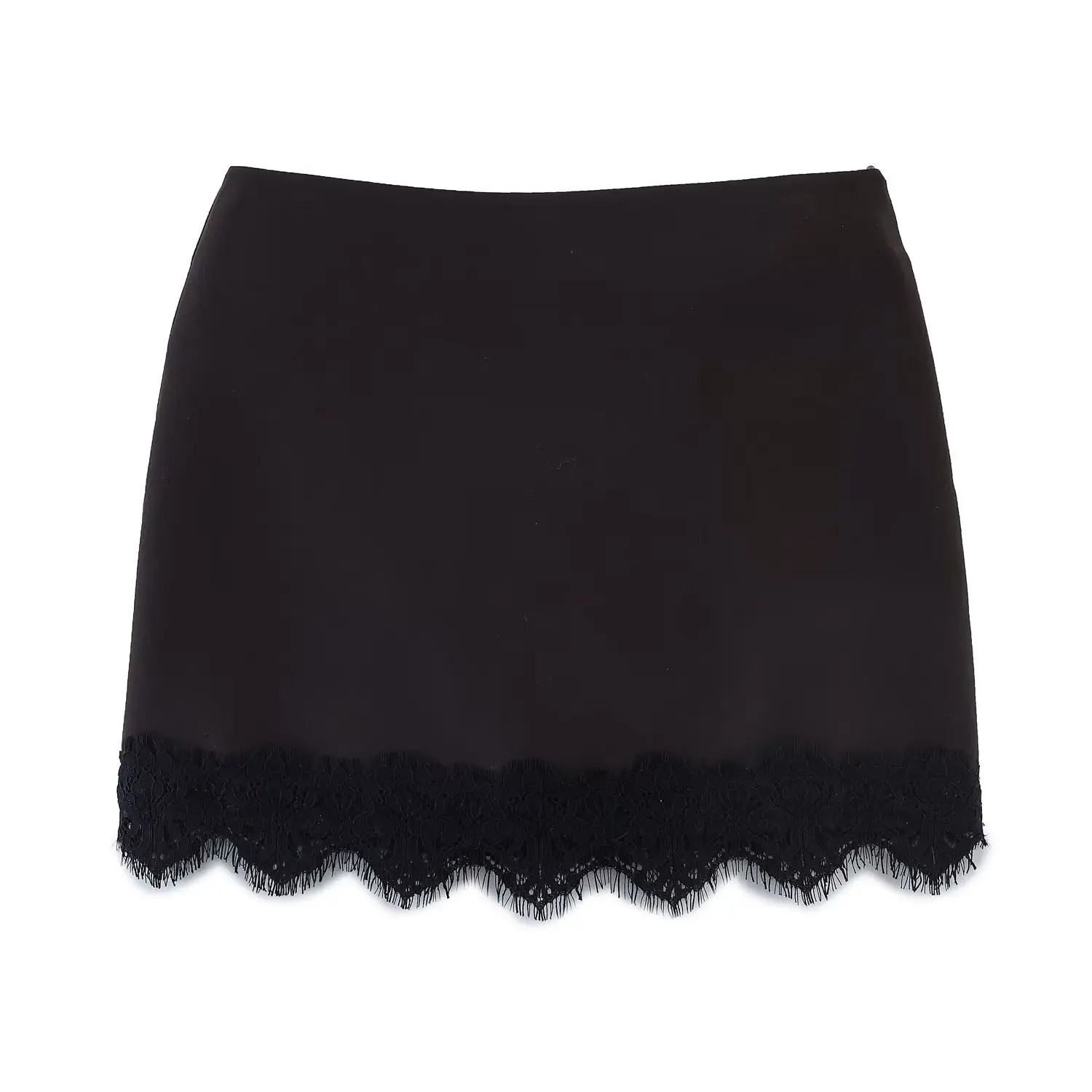 BSAY Modische Hosenröcke Frühling Sommer Neue Damen-Rockhose mit Spitzenbesatz Hohe Taille A-Linie Kurzer Rock Schicke Damen-Streetwear Culottes – Detail 9