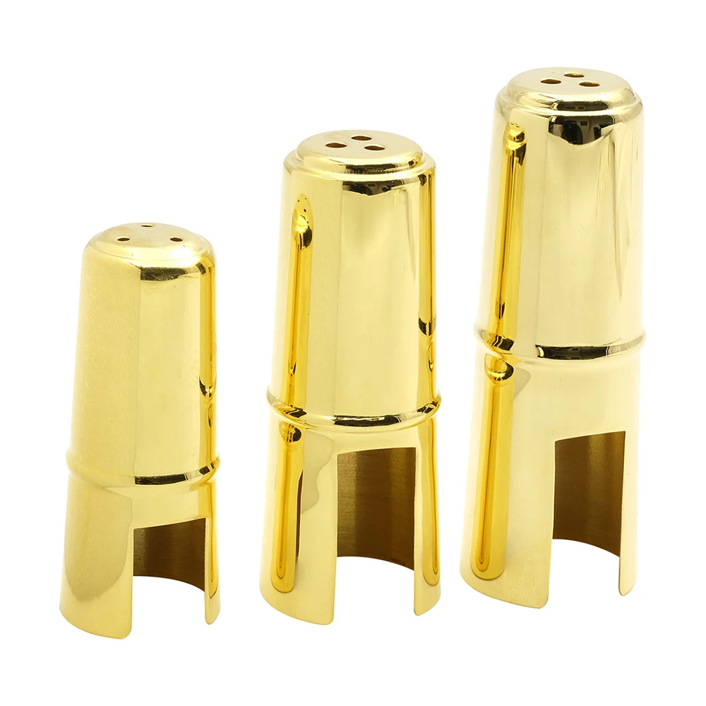 

Sax Mouthpiece Protect Hat Saxophone Metal Mouthpiece Protection Hat Golden Soprano Alto Tenor Instrument Parts & Accessories