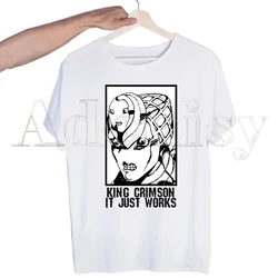 Jojo Bizarre Adventure  T Shirts print O-Neck Short Sleeve Regular Mens Heigh Quality Men Hip-Hop t Shirt