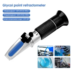 4 In 1 Auto Automotive Refractometro Antivries Batterij Vloeistof Refractometer Ureum Adblue Glas Vriespunt Water Koelvloeistof Tester