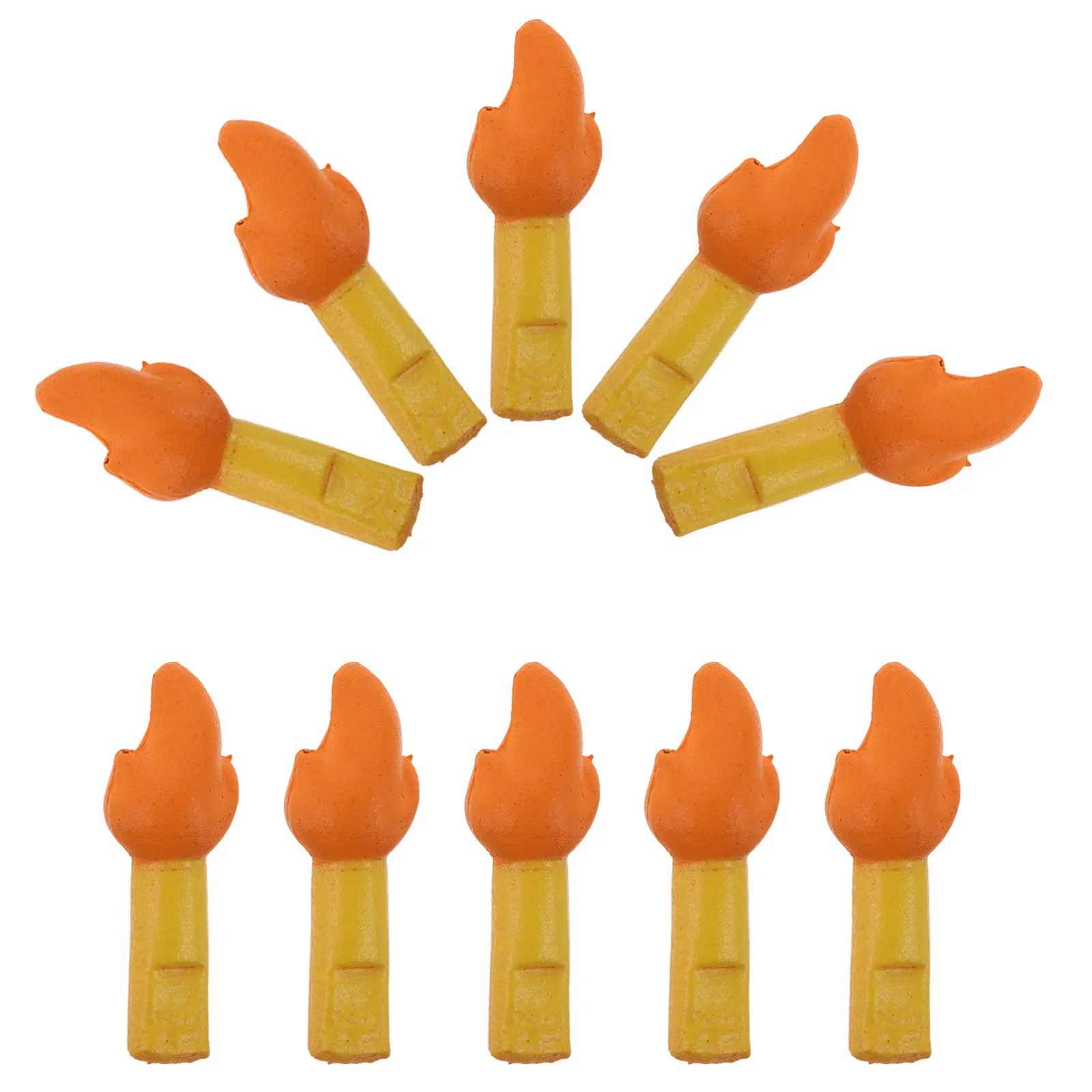 

10Pcs Miniature Campfire Resin Fake Fire for Micro Landscape Decor Camping Party Decoration Pretend Fire Bonfire Ornaments